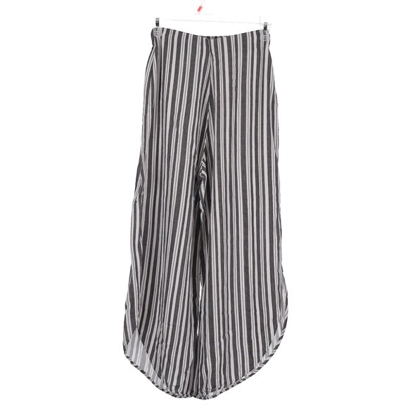 Pull&Bear Striped Linen Blend Pants Small - Picture 4 of 7